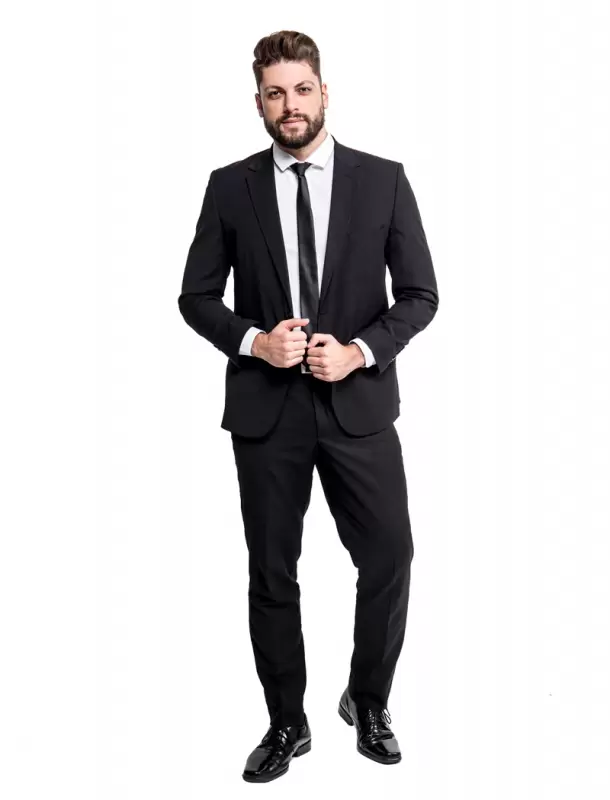Terno Slim Preto 