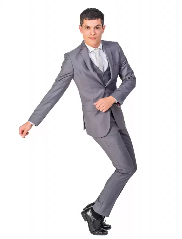 Terno Slim Cinza
