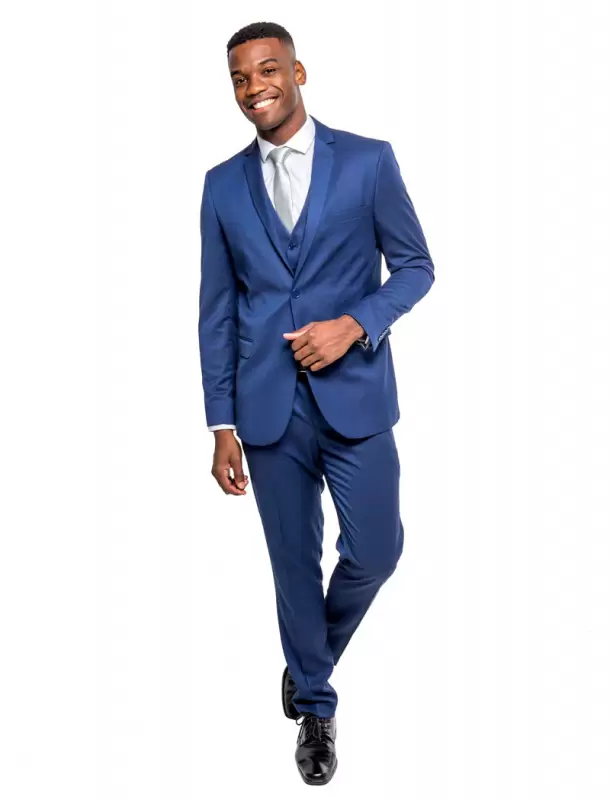 Terno Super Slim Azul Premium