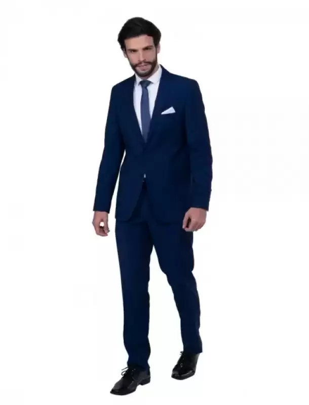Terno Slim Azul Marinho Fit
