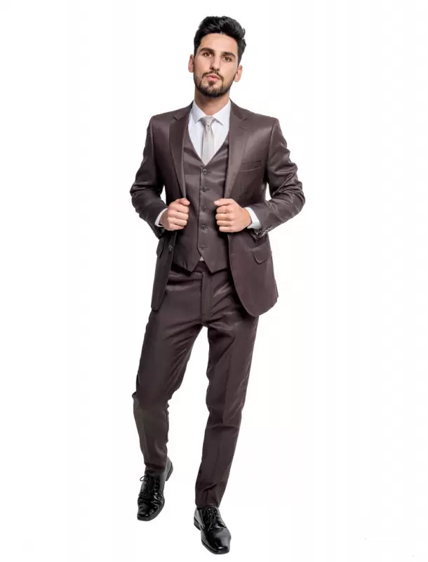 Terno Slim Marrom
