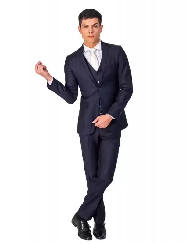 Terno Slim Azul Marinho Premium