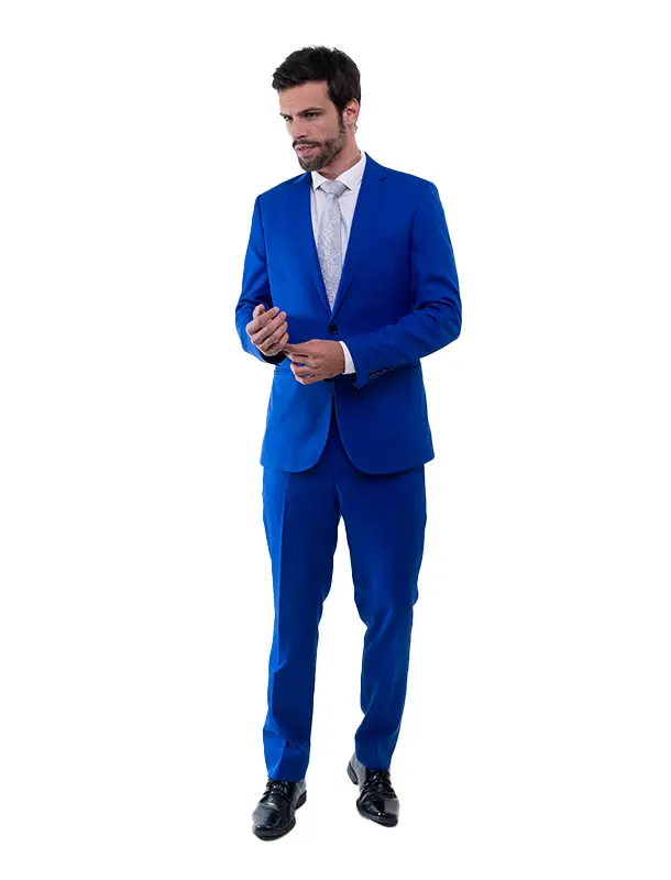 Terno Slim Azul Prime