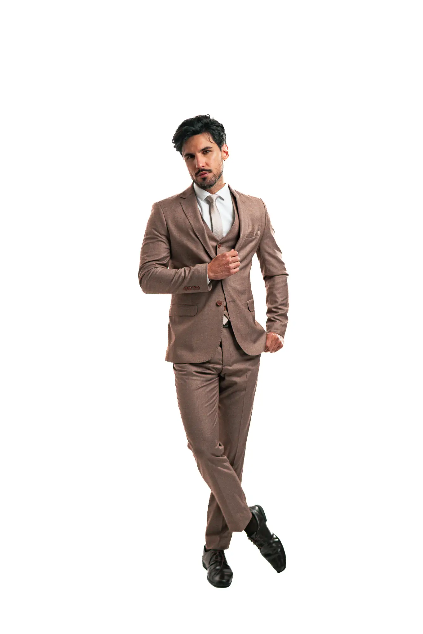 Terno Super Slim Marrom