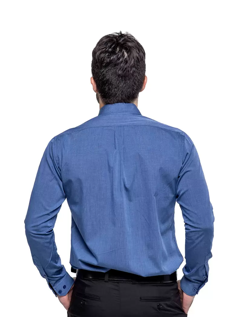 Camisa Social Azul