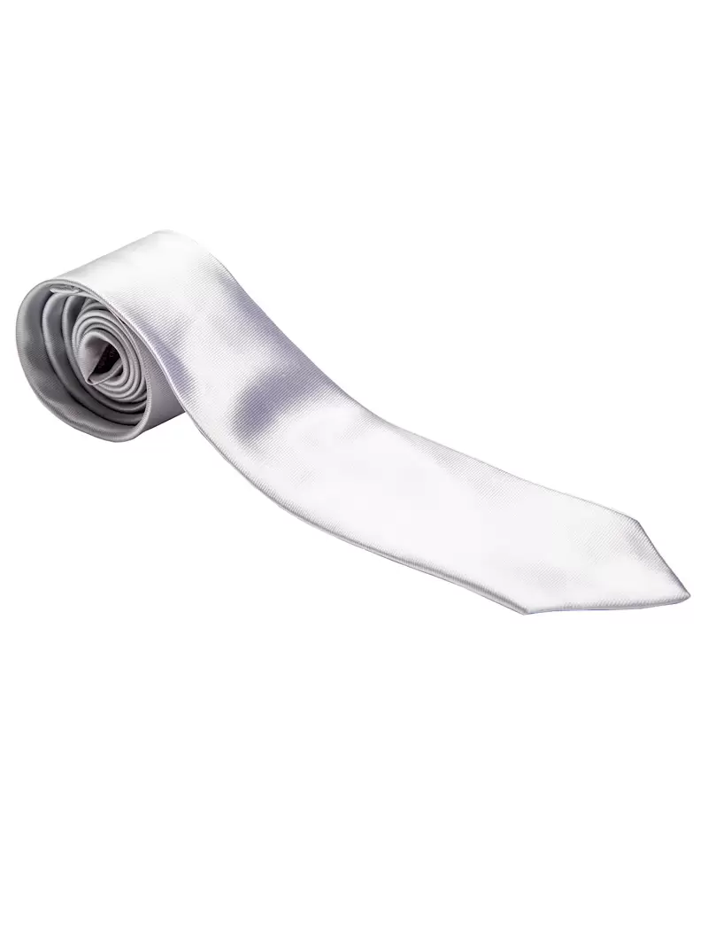 Gravata Slim Prata