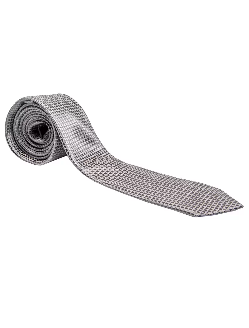 Gravata Slim Prata