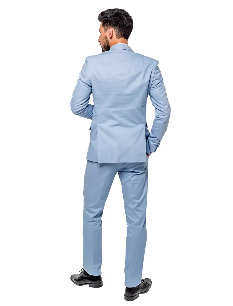 Terno Slim Azul Claro