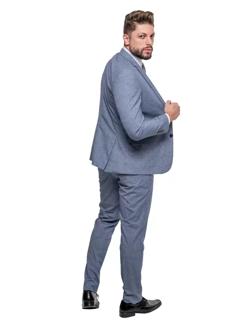 Terno Slim Azul Jeans
