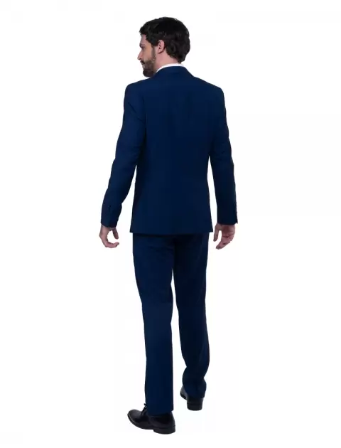 Terno Slim Azul Marinho Fit
