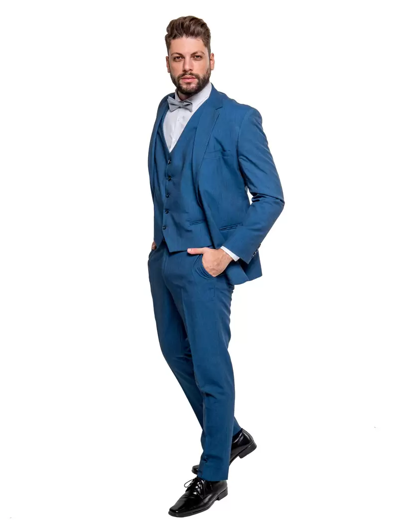 Terno Slim Azul Royal