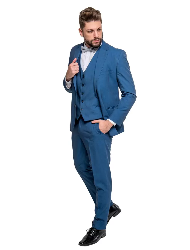 Terno Slim Azul Royal
