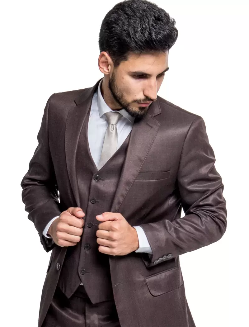 Terno Slim Marrom