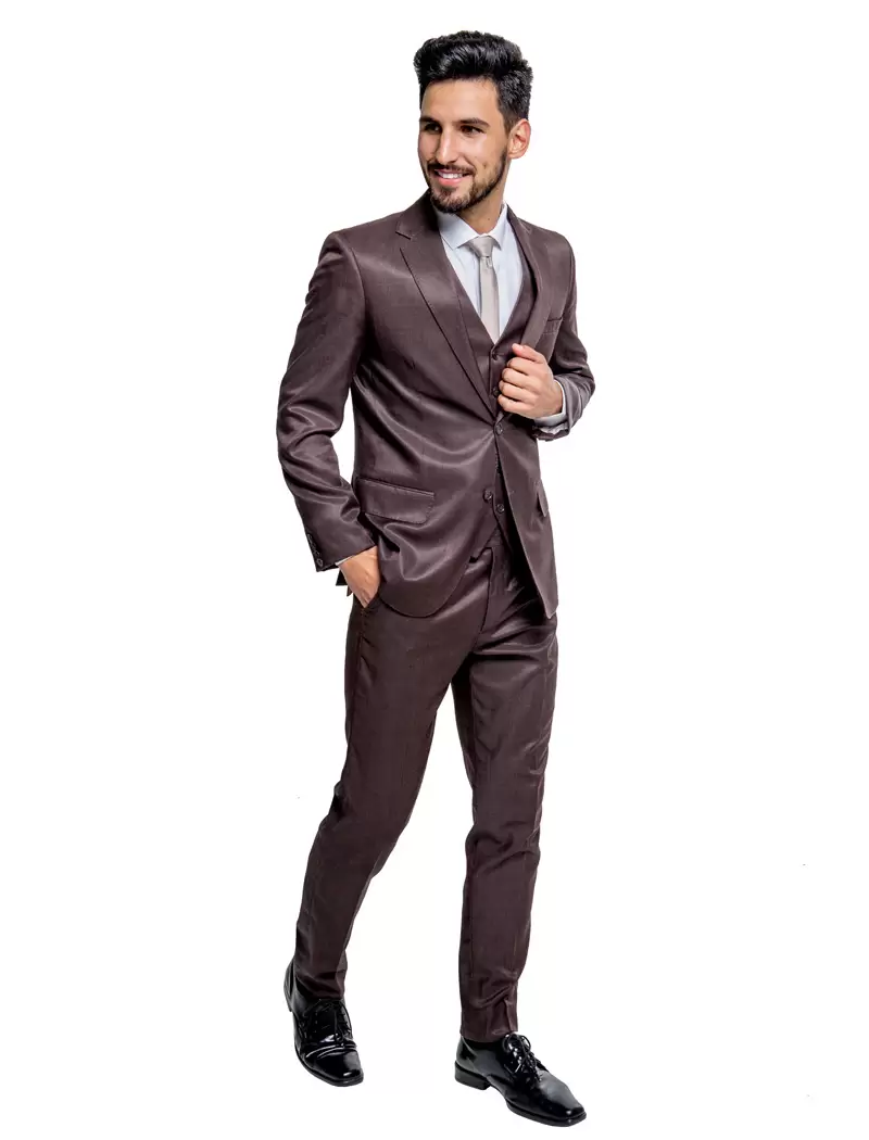 Terno Slim Marrom