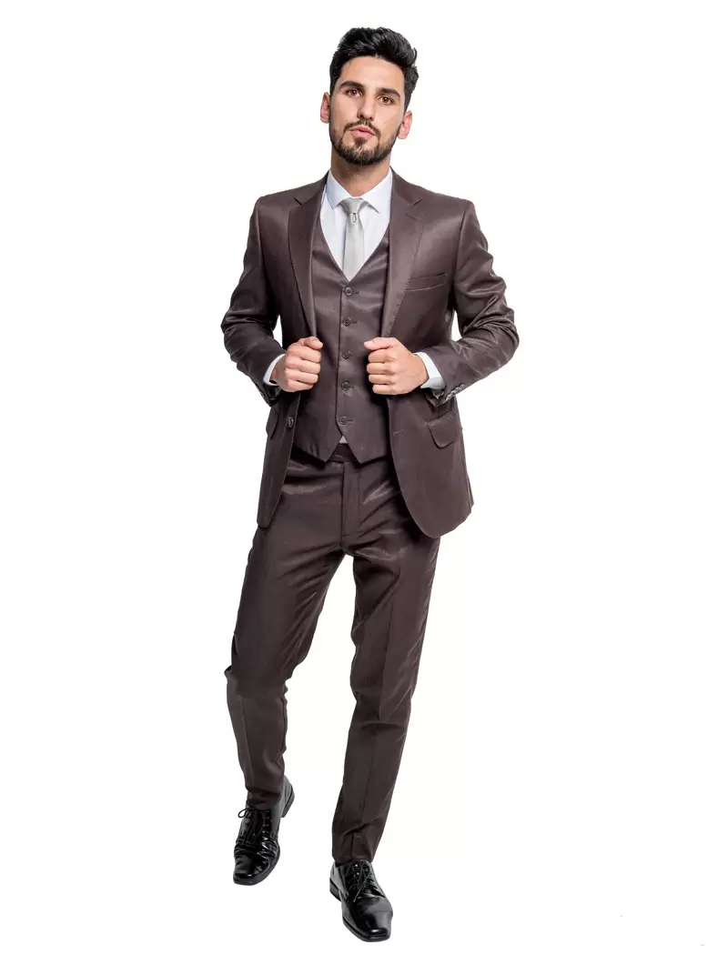 Terno Slim Marrom