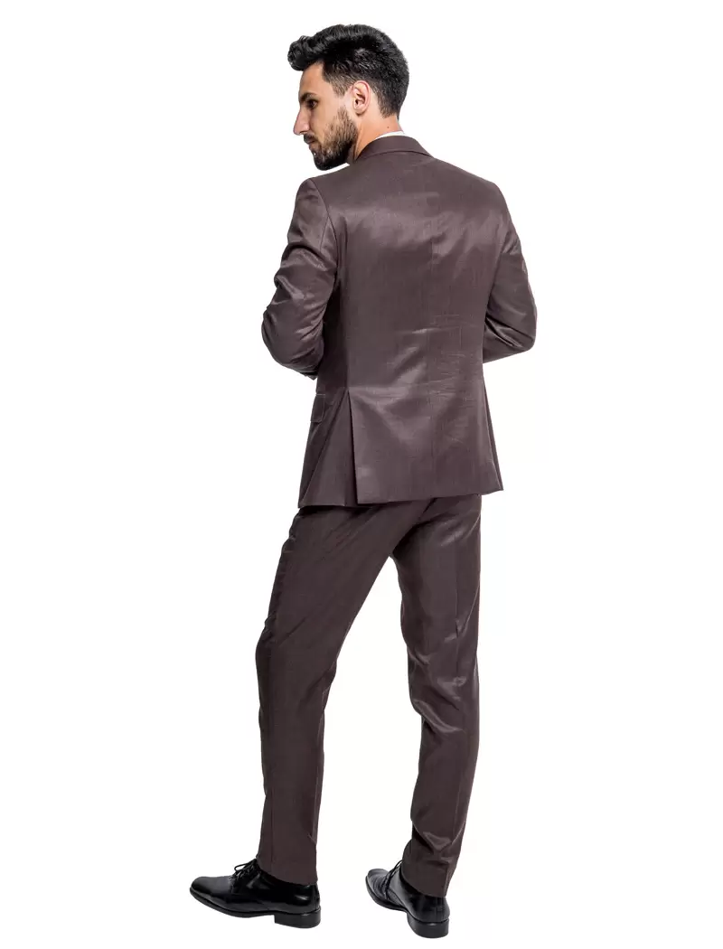 Terno Slim Marrom