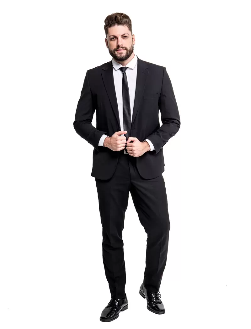 Terno Slim Preto 