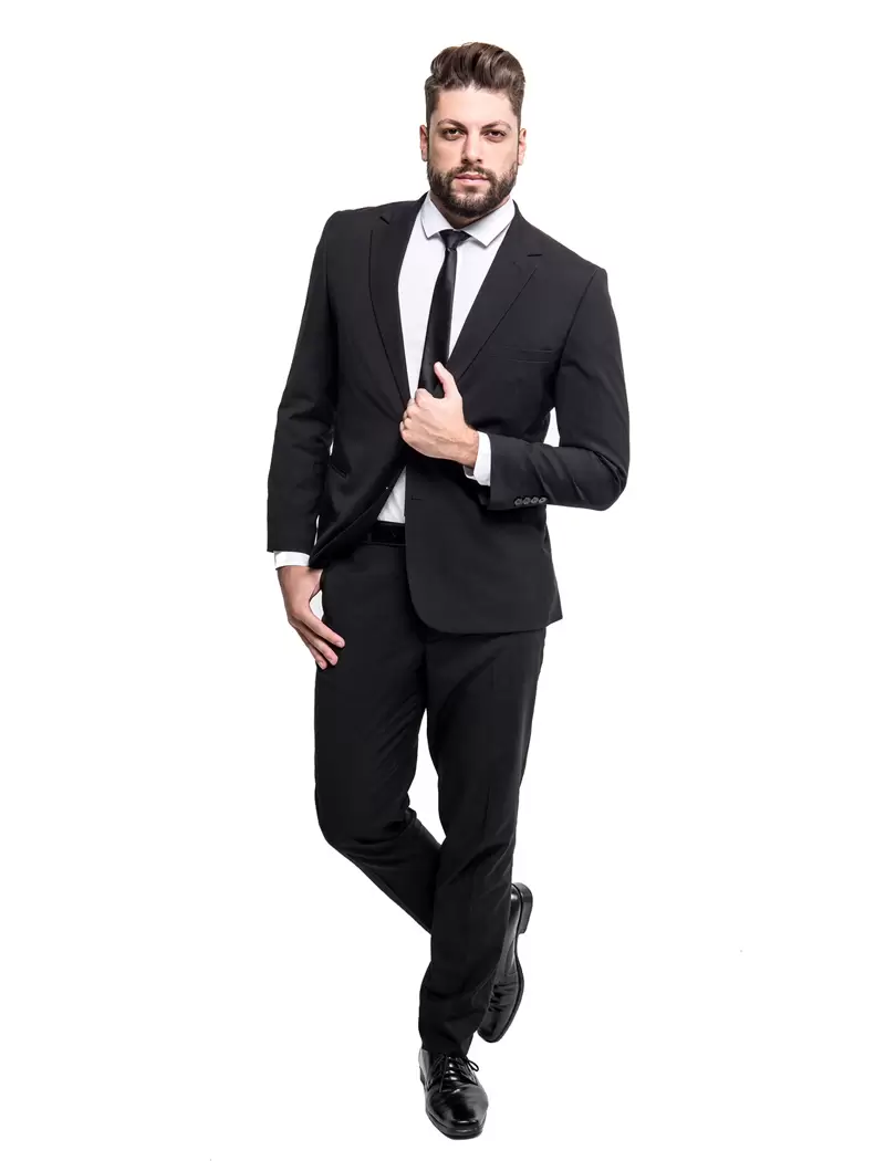 Terno Slim Preto 
