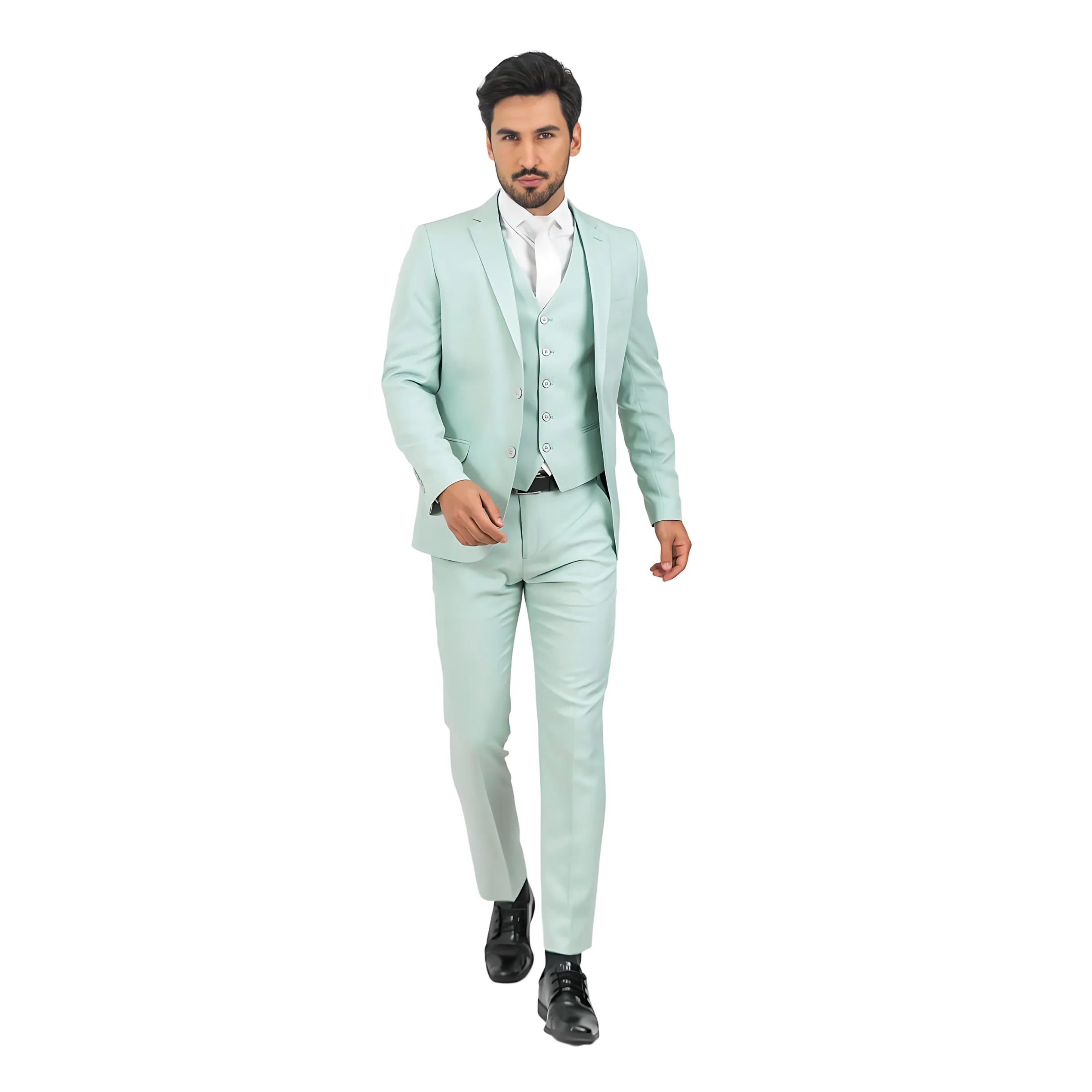 Terno Slim Verde Claro 