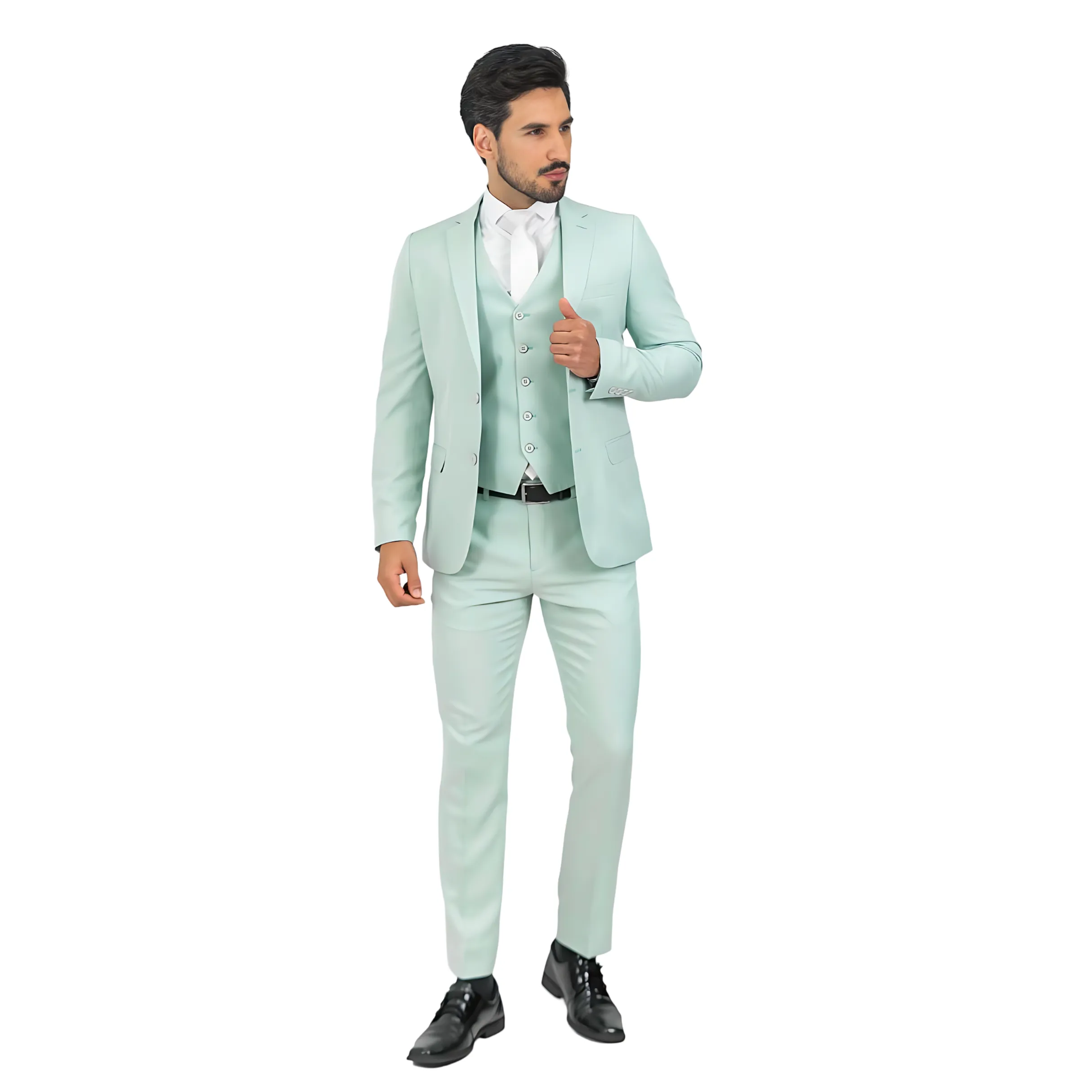 Terno Slim Verde Claro 