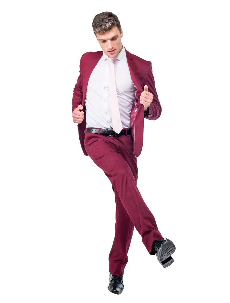 Terno Slim Vermelho
