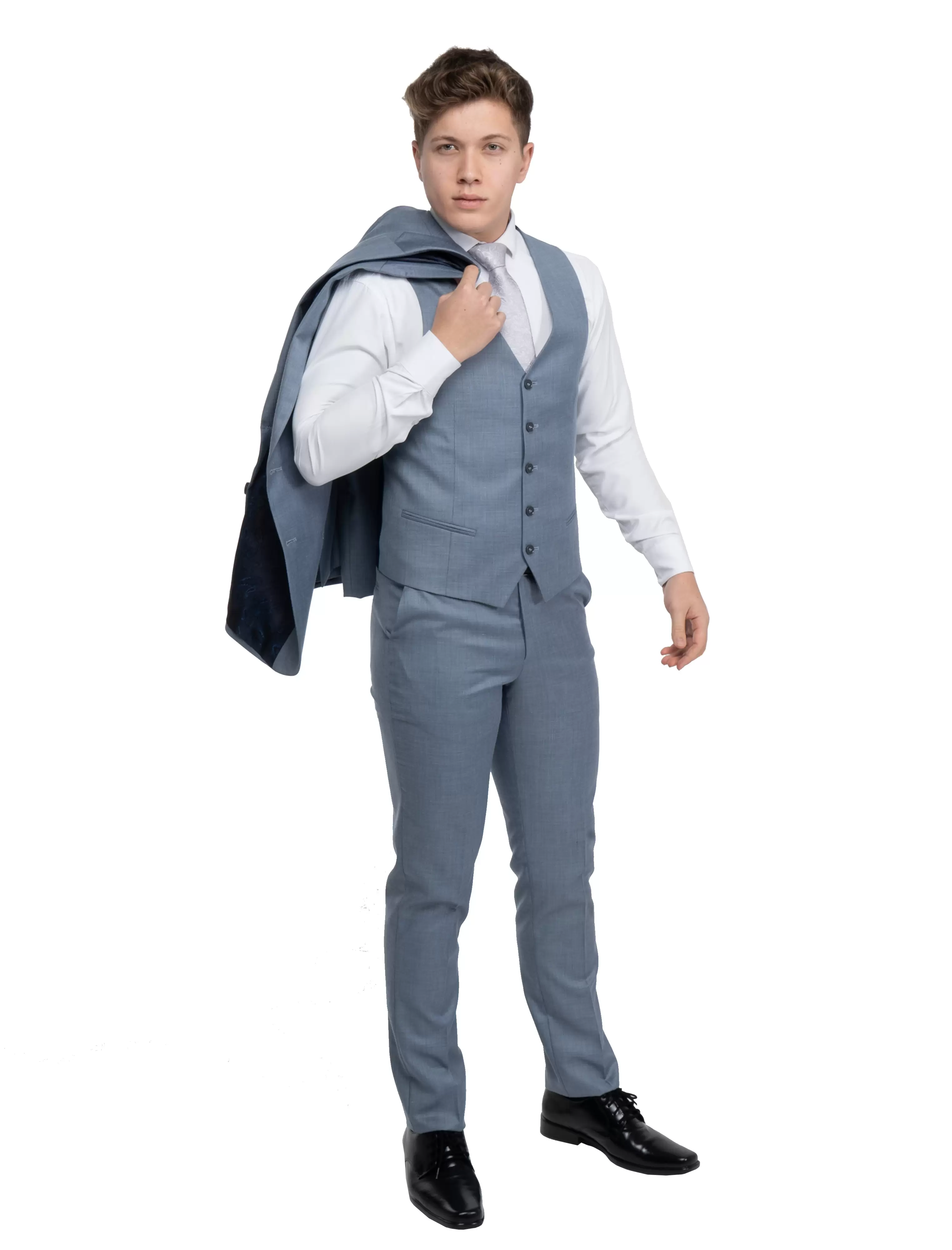 Terno Super Slim Azul Claro