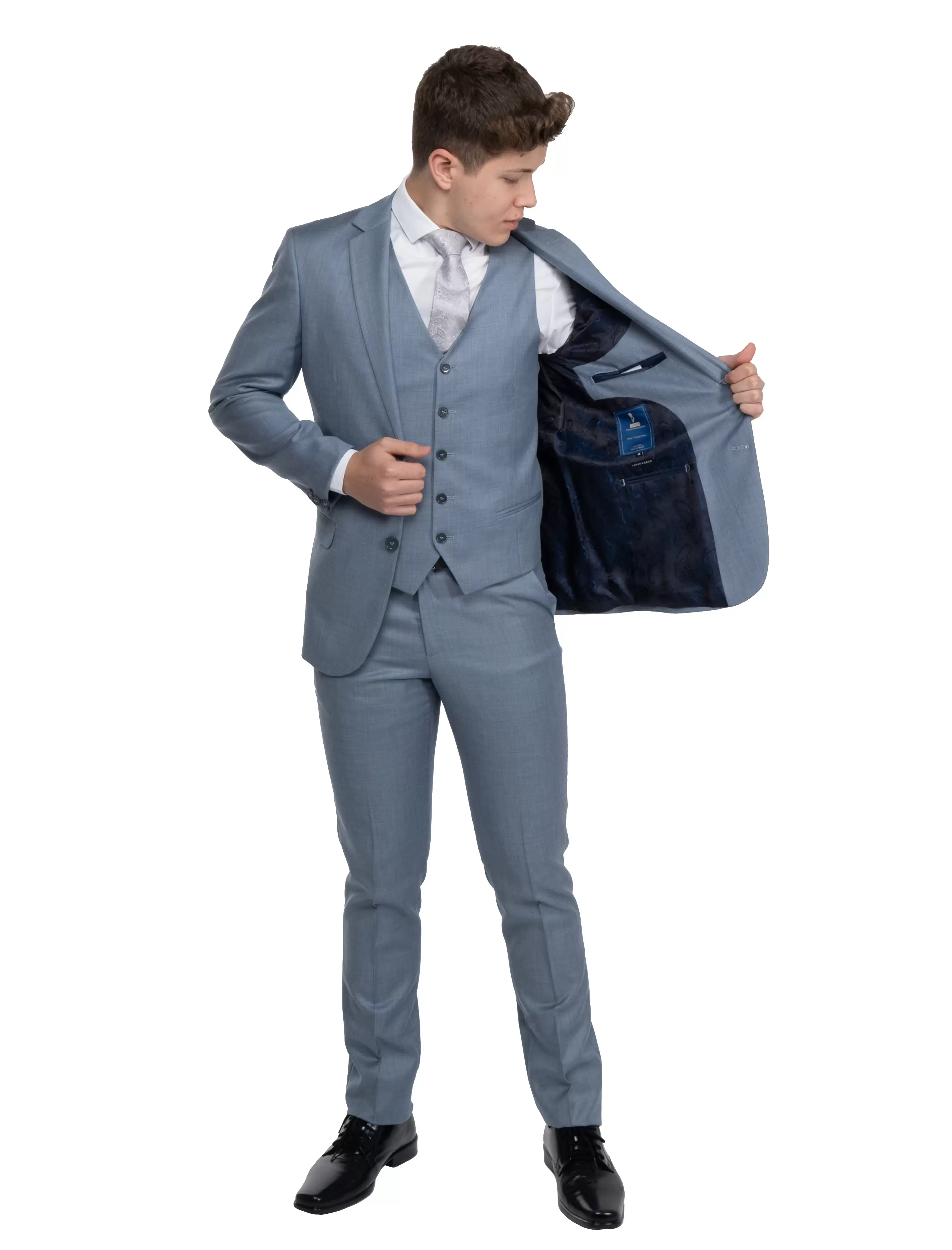 Terno Super Slim Azul Claro