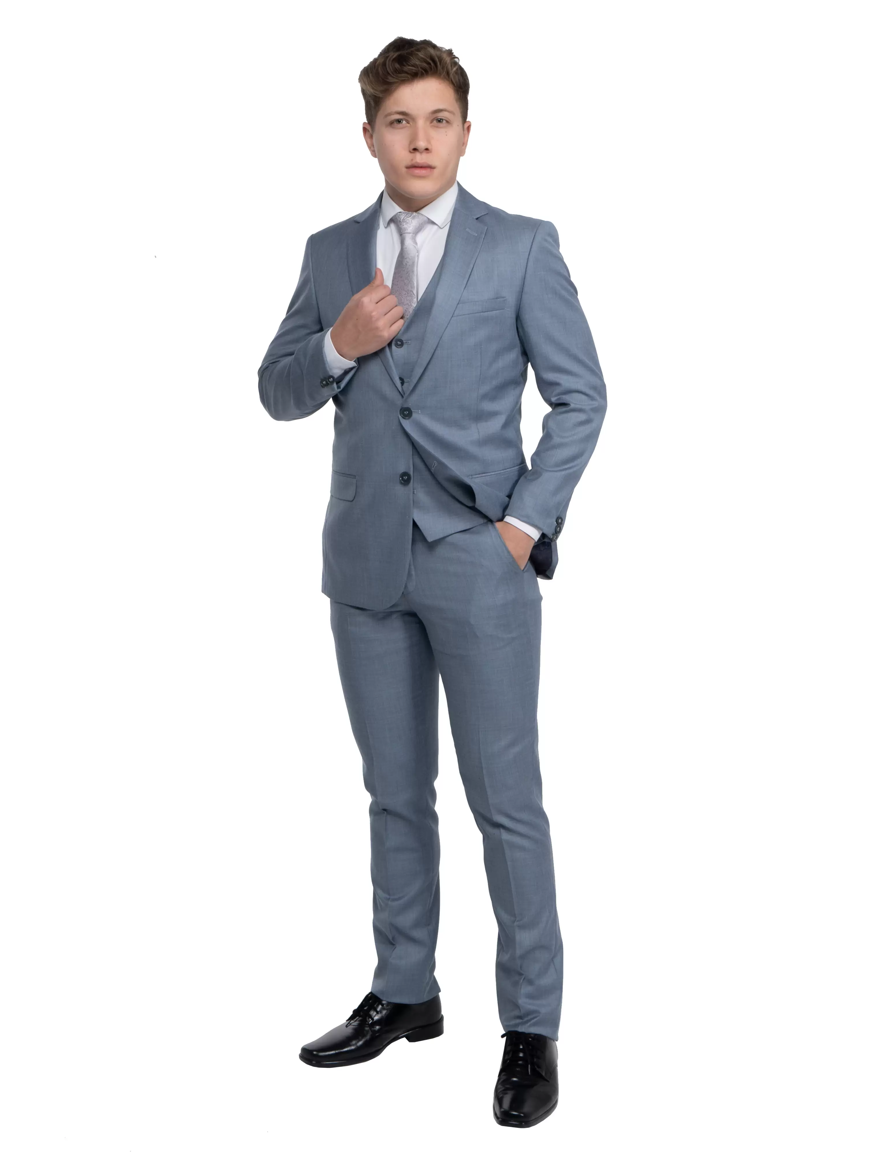 Terno Super Slim Azul Claro