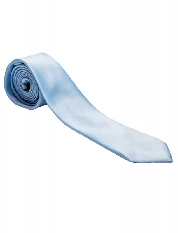 Gravata Slim Azul Claro