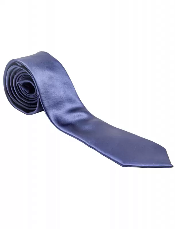 Gravata Slim Azul Marinho