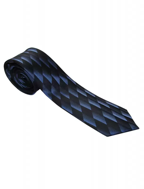 Gravata Slim Azul Marinho