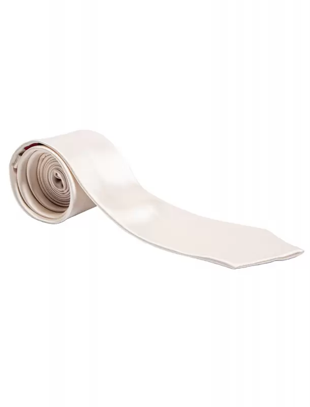 Gravata Slim Marfim