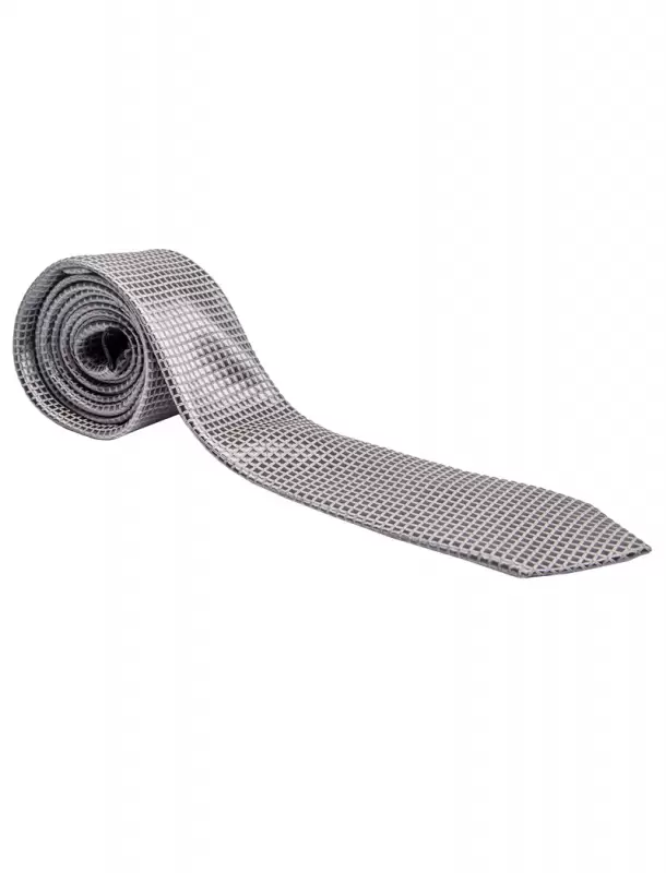 Gravata Slim Prata